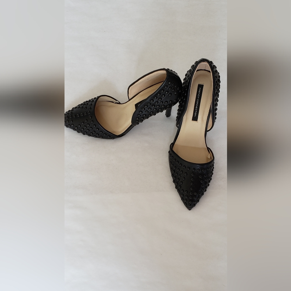 COPY - French Connection Classic Studded Black Heel Size: 7.5